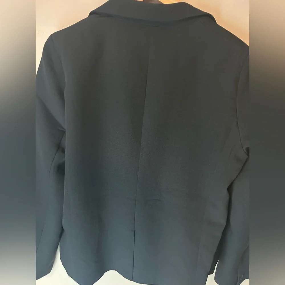 NWT The Drop Jones Classic Slim Blazer, Black, Size XL Minimalist Chic - Picture 8 of 9